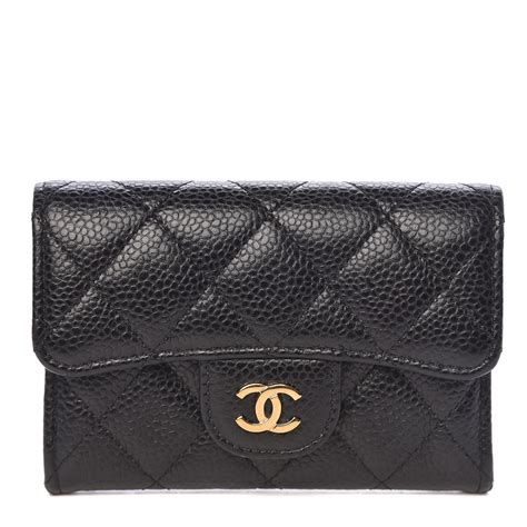 chanel small card case|chanel flap card holder price.